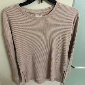 Abercrombie & Fitch Light Pink Knit Top